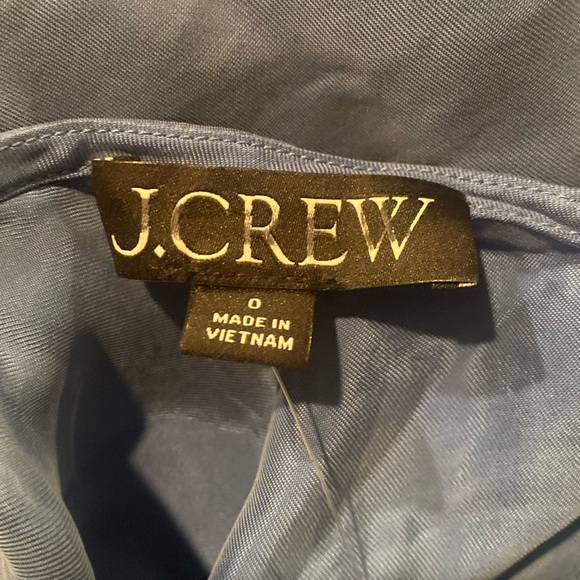 NWT J.Crew Women’s Gwyneth V-neck Slip dress in Blue Size 0 - Picture 7 of 8